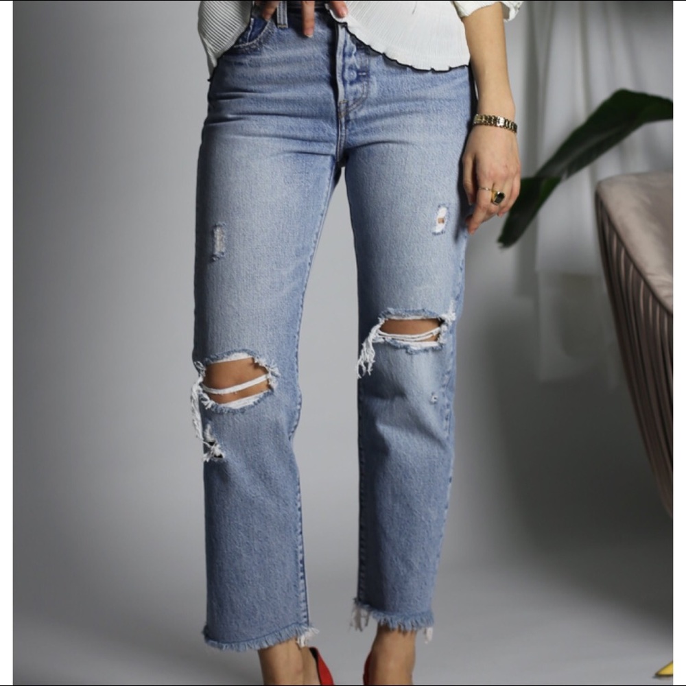 Wedgie Straight cropped Levi’s 👖